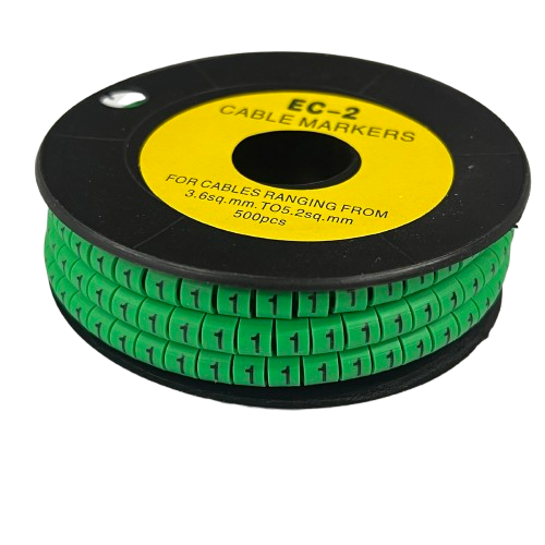 Grippes (1) Cable Marker 3.6mm to 5.2mm 500pcs EC-2G