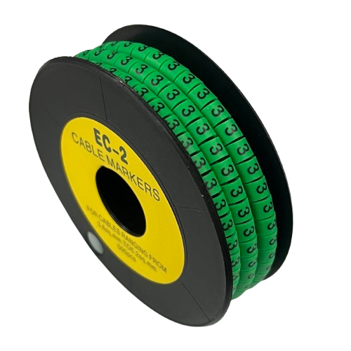 Grippes (3) Cable Marker 3.6mm to 5.2mm 500pcs EC-2G
