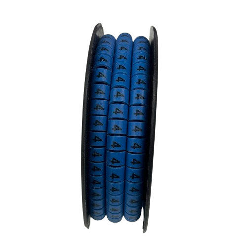 Grippes (4) Cable Marker 5.0mm to 7.2mm (350pcs) Blue EC-3B(4)