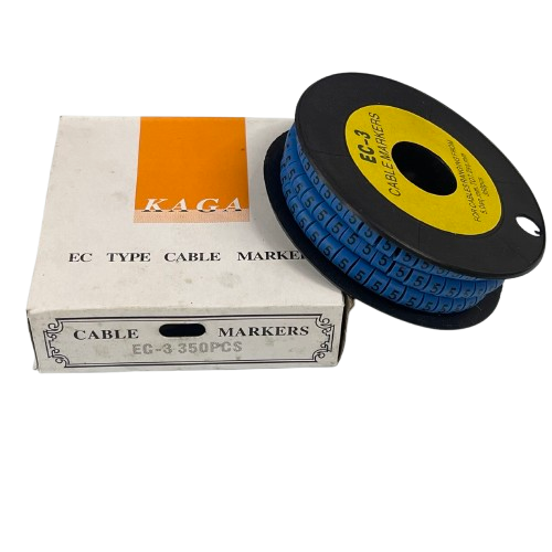 Grippes (5) Cable Marker 5.0mm to 7.2mm (350pcs) Blue EC-3B(5)