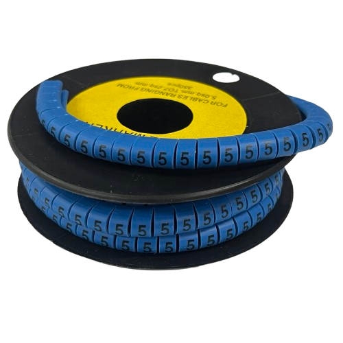 Grippes (5) Cable Marker 5.0mm to 7.2mm (350pcs) Blue EC-3B(5)