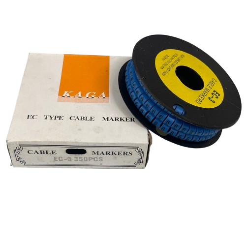 Grippes (6) Cable Marker 5.0mm to 7.2mm (350pcs) Blue EC-3B(6)