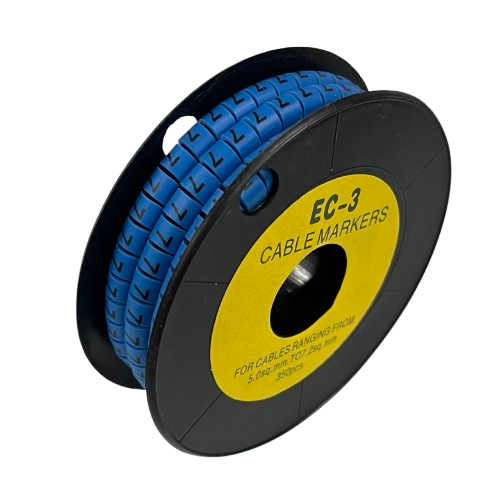 Grippes (7) Cable Marker 5.0mm to 7.2mm (350pcs) Blue EC-3B(8)