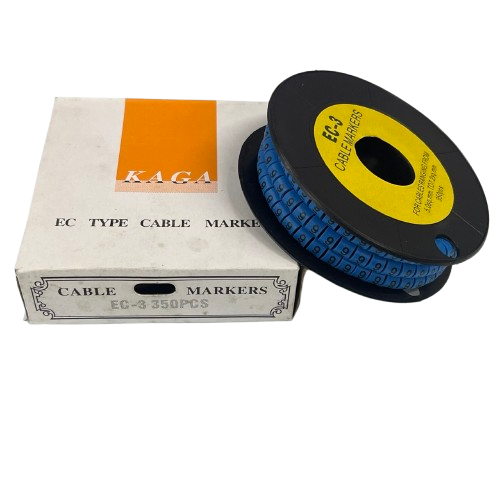 Grippes (9) Cable Marker 5.0mm to 7.2mm (350pcs) Blue EC-3B(9)