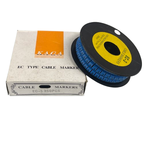 Grippes (A) Cable Marker 5.0mm to 7.2mm (350pcs) Blue EC-3B(A)