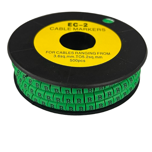 Grippes (B) Cable Marker 3.6mm to 5.2mm 500pcs EC-2G