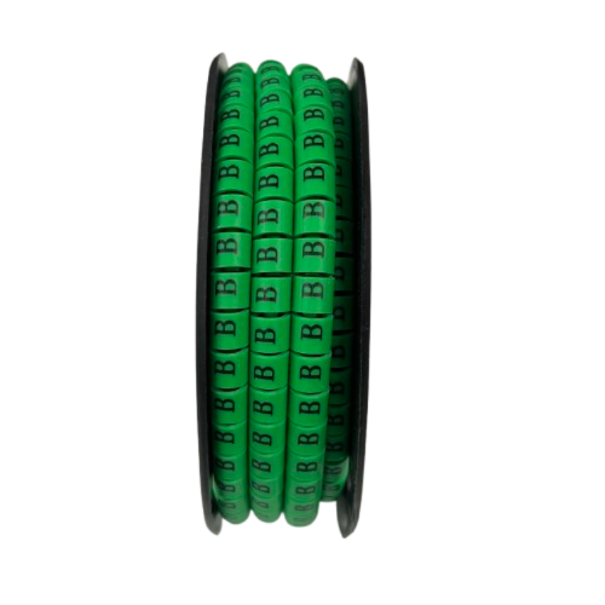 Grippes (B) Cable Marker 3.6mm to 5.2mm 500pcs EC-2G Wire Tagging