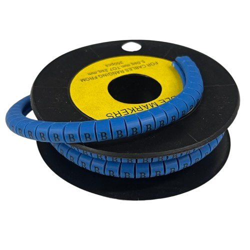 Grippes (B) Cable Marker 5.0mm to 7.2mm (350pcs) Blue EC-3B(B)