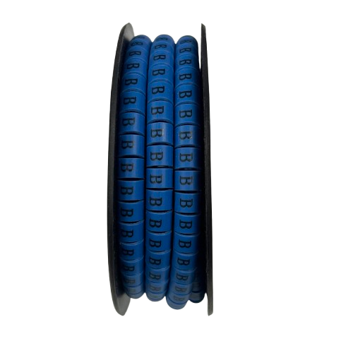 Grippes (B) Cable Marker 5.0mm to 7.2mm (350pcs) Blue EC-3B(B)