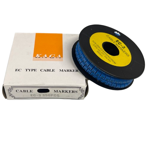 Grippes (H) Cable Marker 5.0mm to 7.2mm (350pcs) Blue EC-3B(H)