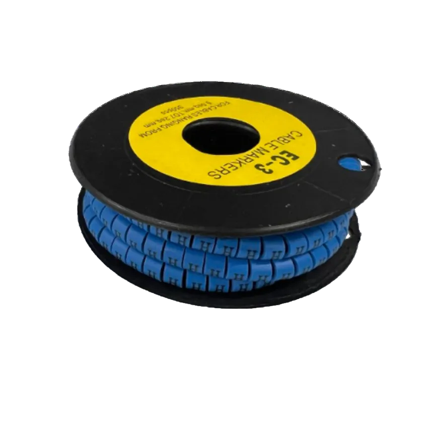 Grippes (H) Cable Marker 5.0mm to 7.2mm (350pcs) Blue EC-3B(H) Wire Tagging