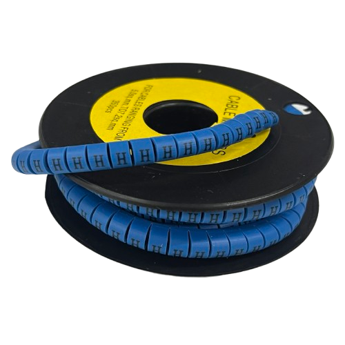 Grippes (H) Cable Marker 5.0mm to 7.2mm (350pcs) Blue EC-3B(H)