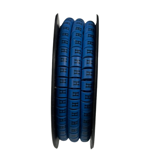 Grippes (H) Cable Marker 5.0mm to 7.2mm (350pcs) Blue EC-3B(H)