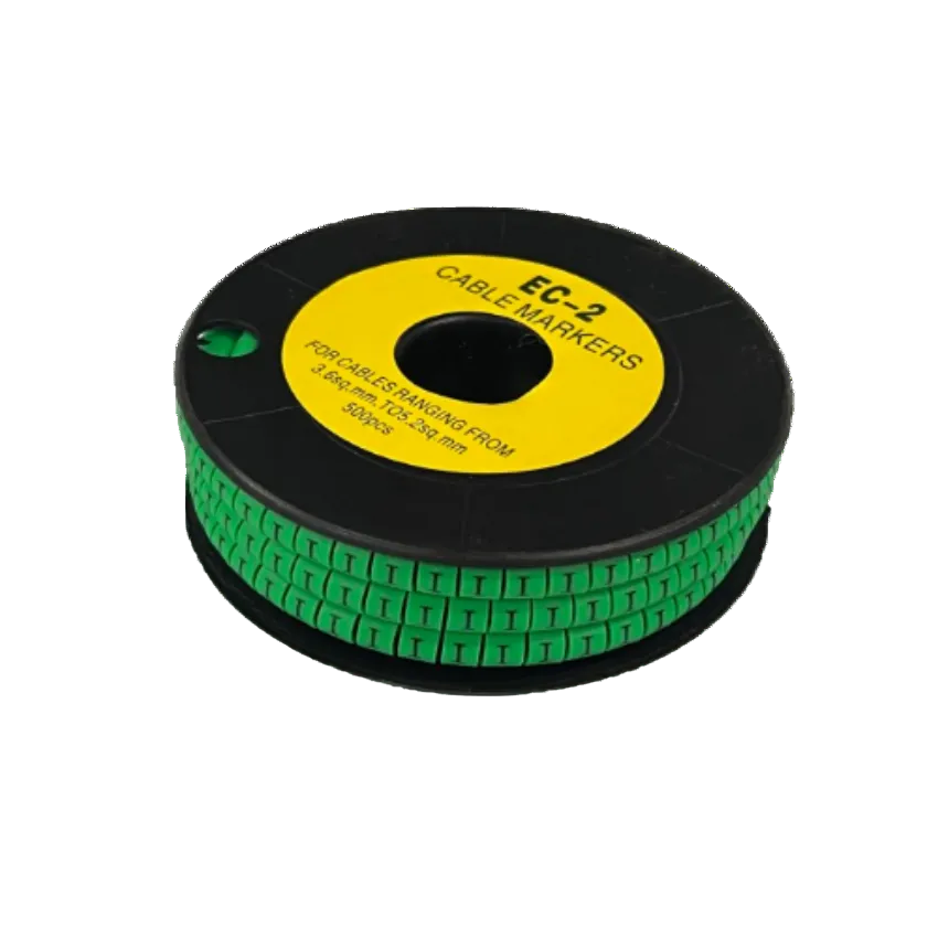 Grippes (I) Cable Marker 3.6mm to 5.2mm 500pcs EC-2G Wire Tagging