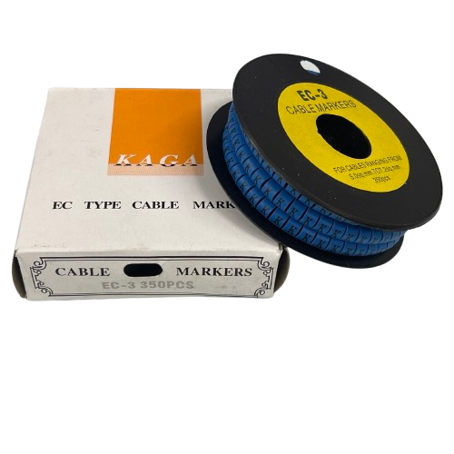 Grippes (K) Cable Marker 5.0mm to 7.2mm (350pcs) Blue EC-3B(K)