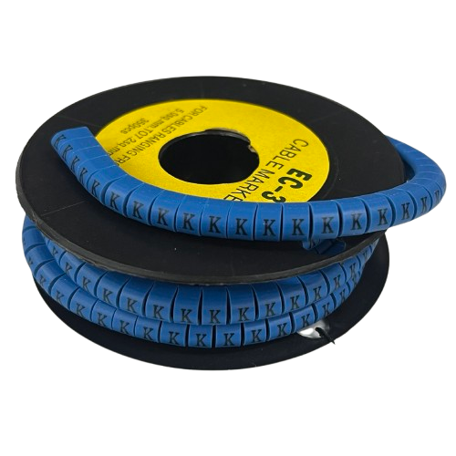 Grippes (K) Cable Marker 5.0mm to 7.2mm (350pcs) Blue EC-3B(K)