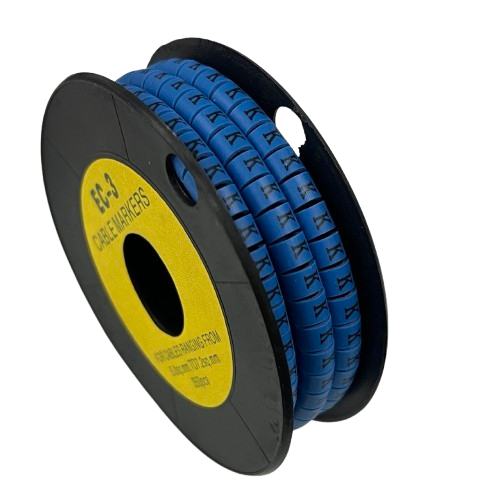 Grippes (K) Cable Marker 5.0mm to 7.2mm (350pcs) Blue EC-3B(K)
