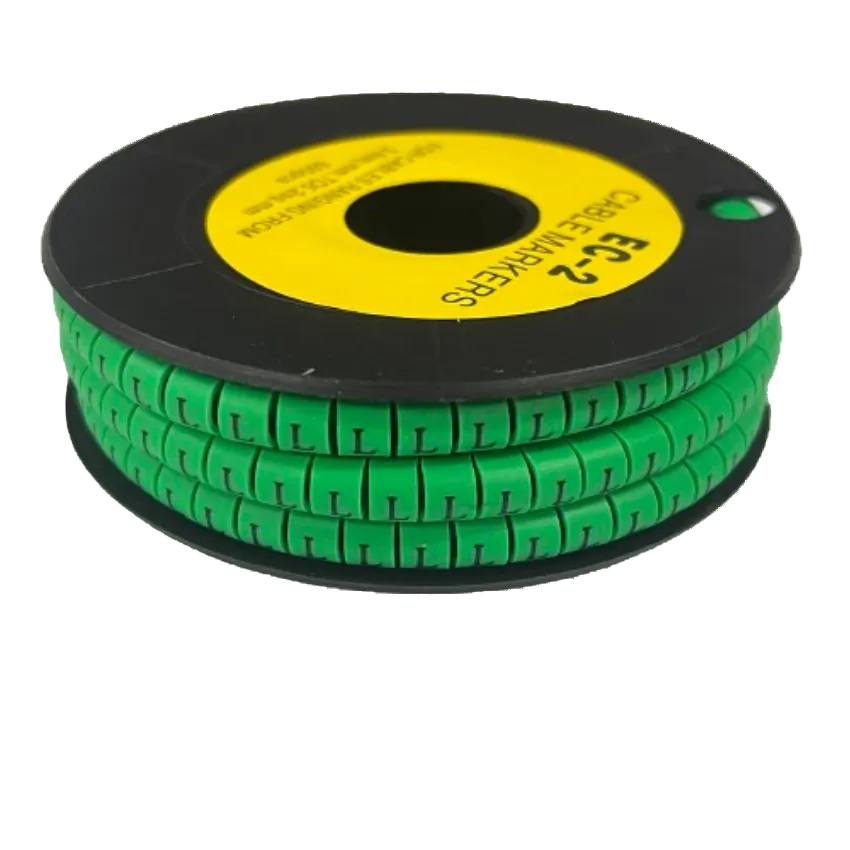 Grippes (L) Cable Marker 3.6mm to 5.2mm 500pcs EC-2G Wire Tagging