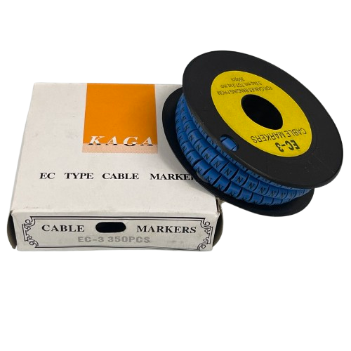 Grippes (N) Cable Marker 5.0mm to 7.2mm (350pcs) Blue EC-3B(N)