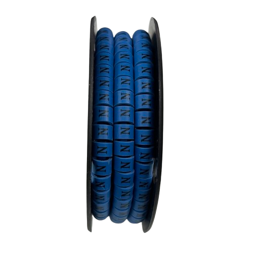 Grippes (N) Cable Marker 5.0mm to 7.2mm (350pcs) Blue EC-3B(N)