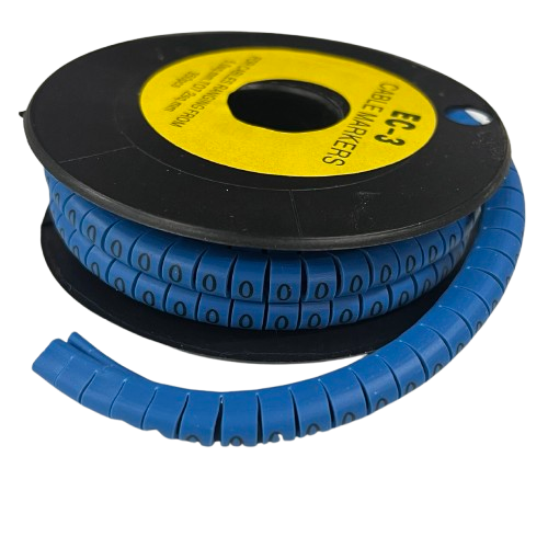 Grippes (O) Cable Marker 5.0mm to 7.2mm (350pcs) Blue EC-3B(O)