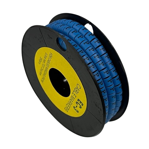 Grippes (P) Cable Marker 5.0mm to 7.2mm (350pcs) Blue EC-3B(P)