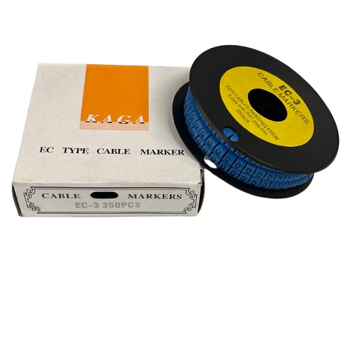 Grippes (Q) Cable Marker 5.0mm to 7.2mm (350pcs) Blue EC-3B(Q)