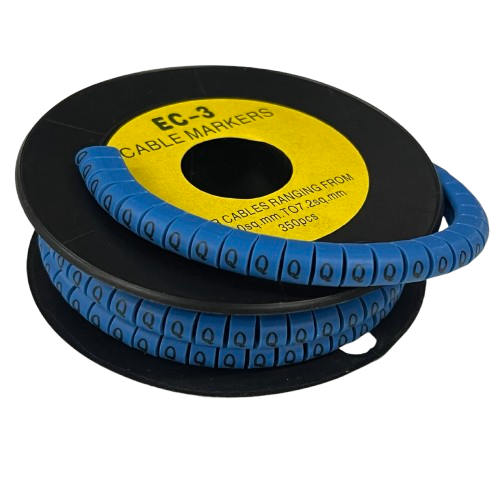 Grippes (Q) Cable Marker 5.0mm to 7.2mm (350pcs) Blue EC-3B(Q)