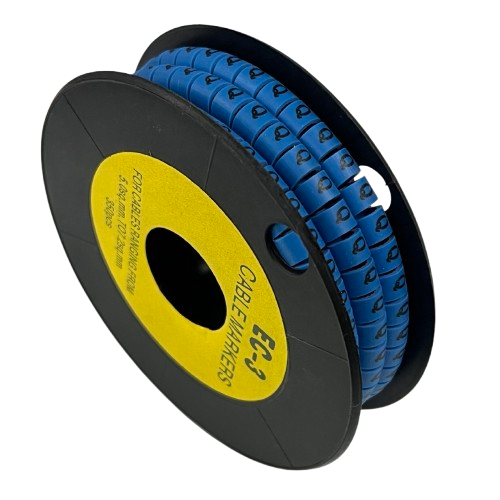 Grippes (Q) Cable Marker 5.0mm to 7.2mm (350pcs) Blue EC-3B(Q)