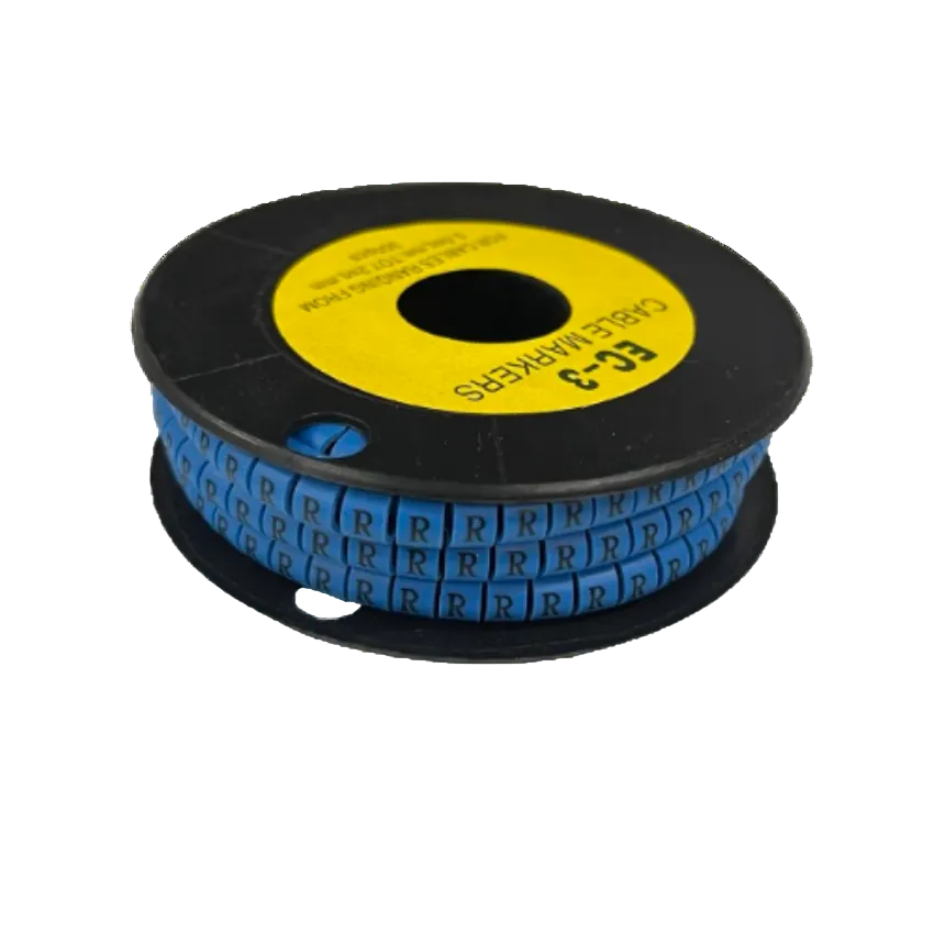 Grippes (R) Cable Marker 5.0mm to 7.2mm (350pcs) Blue EC-3B(R) Wire Tagging