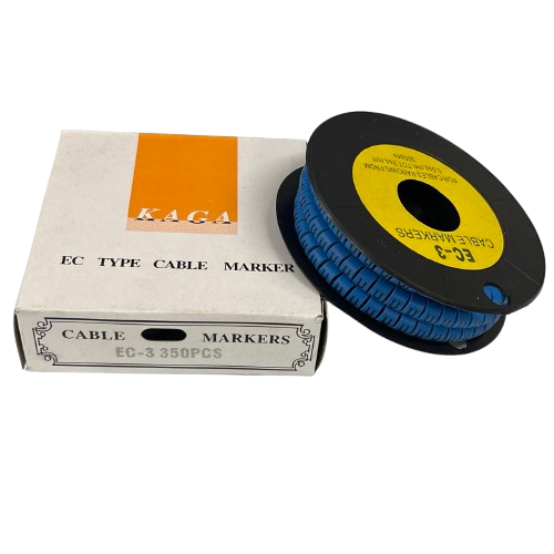 Grippes (U) Cable Marker 5.0mm to 7.2mm (350pcs) Blue EC-3B(U)