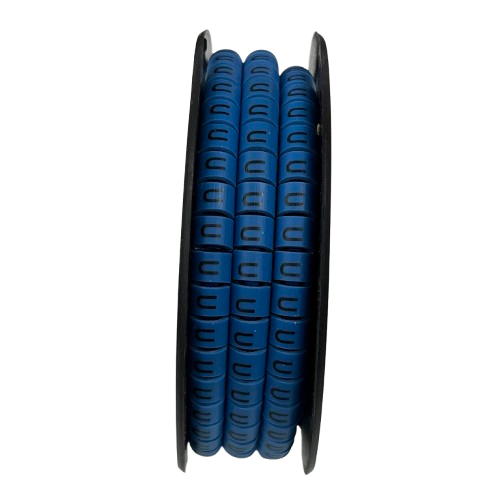 Grippes (U) Cable Marker 5.0mm to 7.2mm (350pcs) Blue EC-3B(U)