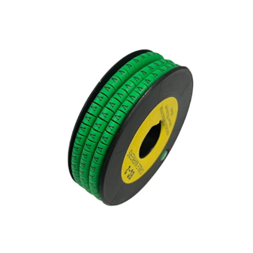 Grippes (V) Cable Marker 3.6mm to 5.2mm 500pcs EC-2G Wire Tagging