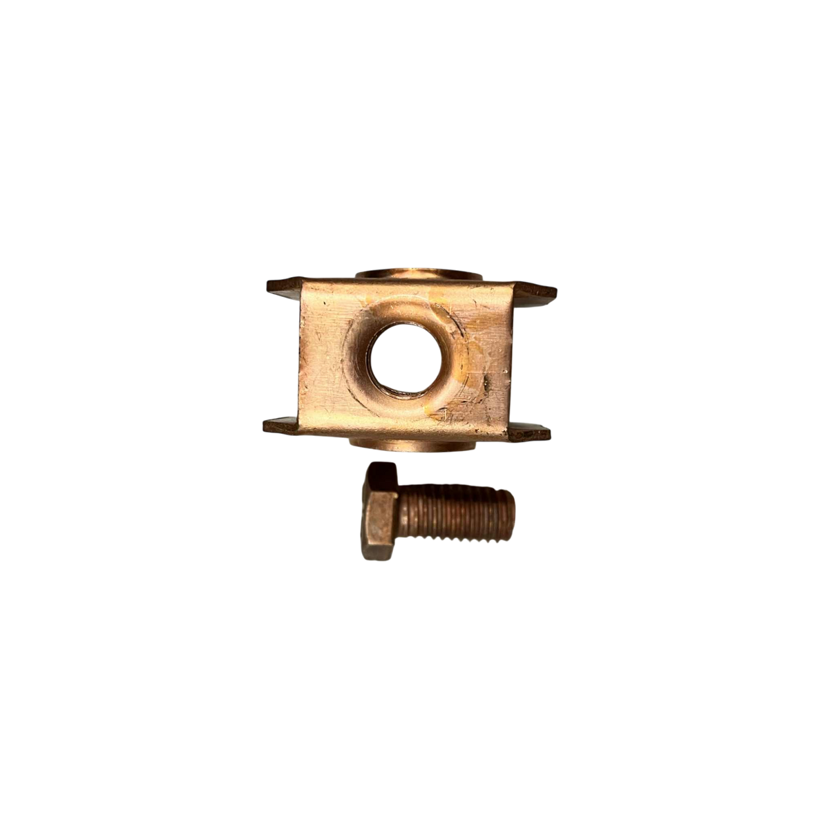 Grounding Rod Clamp 3/4 Size 19mm (Copper Plated)