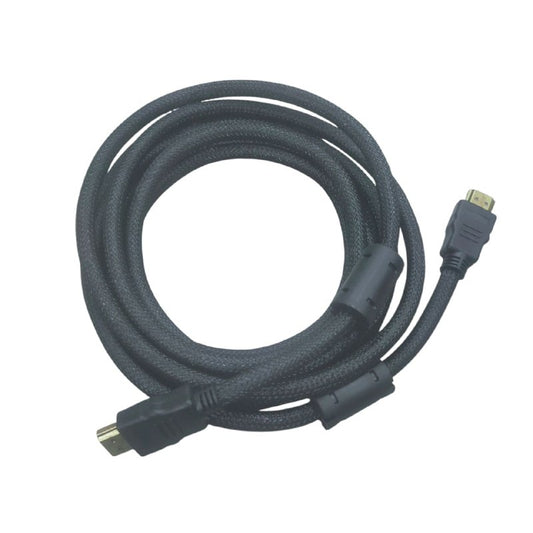 HDMI Cable Male to Male Audio/Video Cable 3 Meters Braided Black
