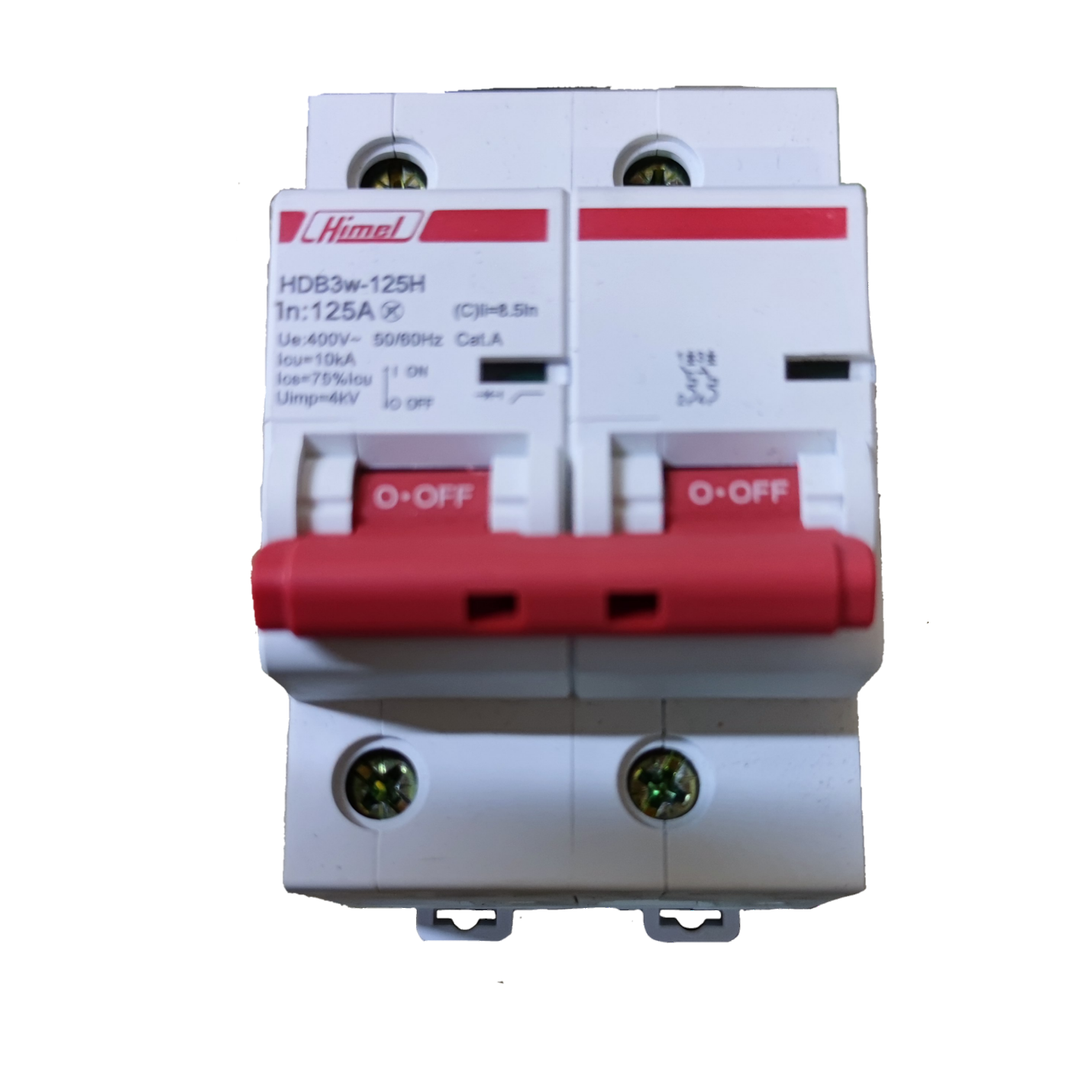 HIMEL 125A 2Pole 10 KAIC 220V Miniature Circuit Breaker MCB HDB3W-125H2C125A