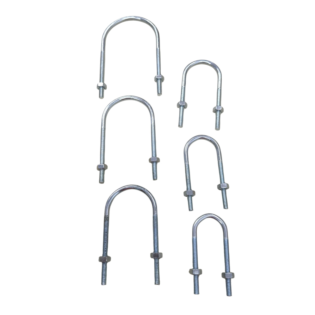 McGill 1/4 x 1/2 U Bolt Zinc Plated Steel MGUBLT-1/4-1/2