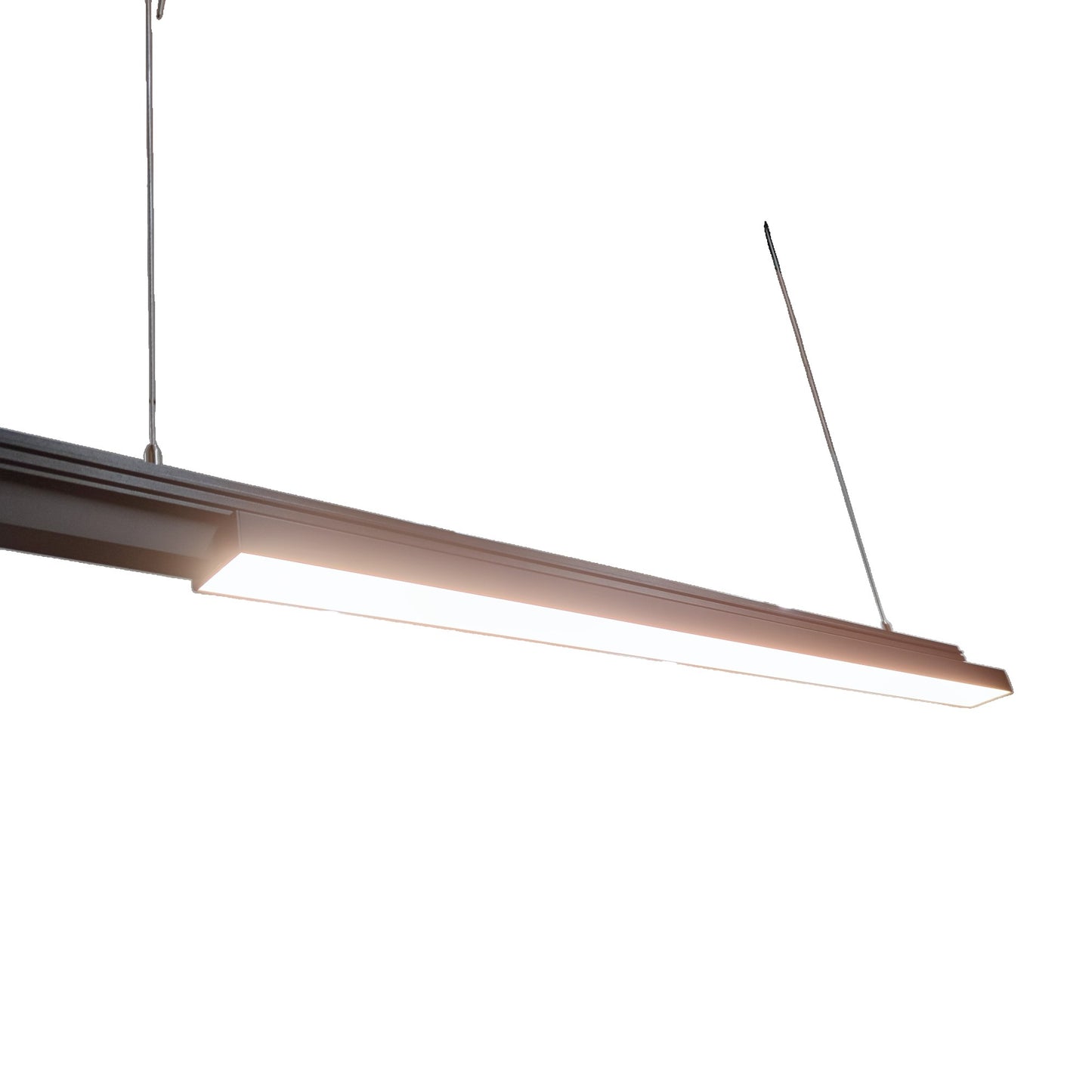 Illumiq Terra 36W Magnetic Track Light with 1 Meter Track Bar 20mm 3000K Warm White and 100W Power Supply Pendant Mounting 1200mm x 70mm x 40mm
