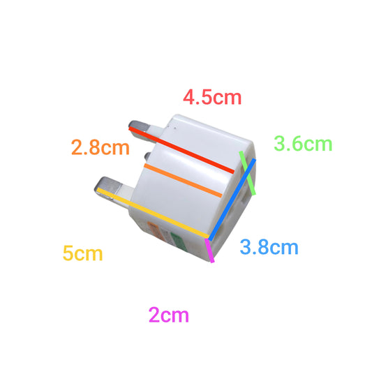 Universal Travel Adaptor to Type G Plug, Adaptor for United Kingdom, Ireland, Malta, Malaysia, Hong Kong and Singapore