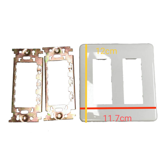 Kopez 6 Gang Plate for Full Color or Classic Design Wiring Devices KM2836 I Electx Electrical Supply