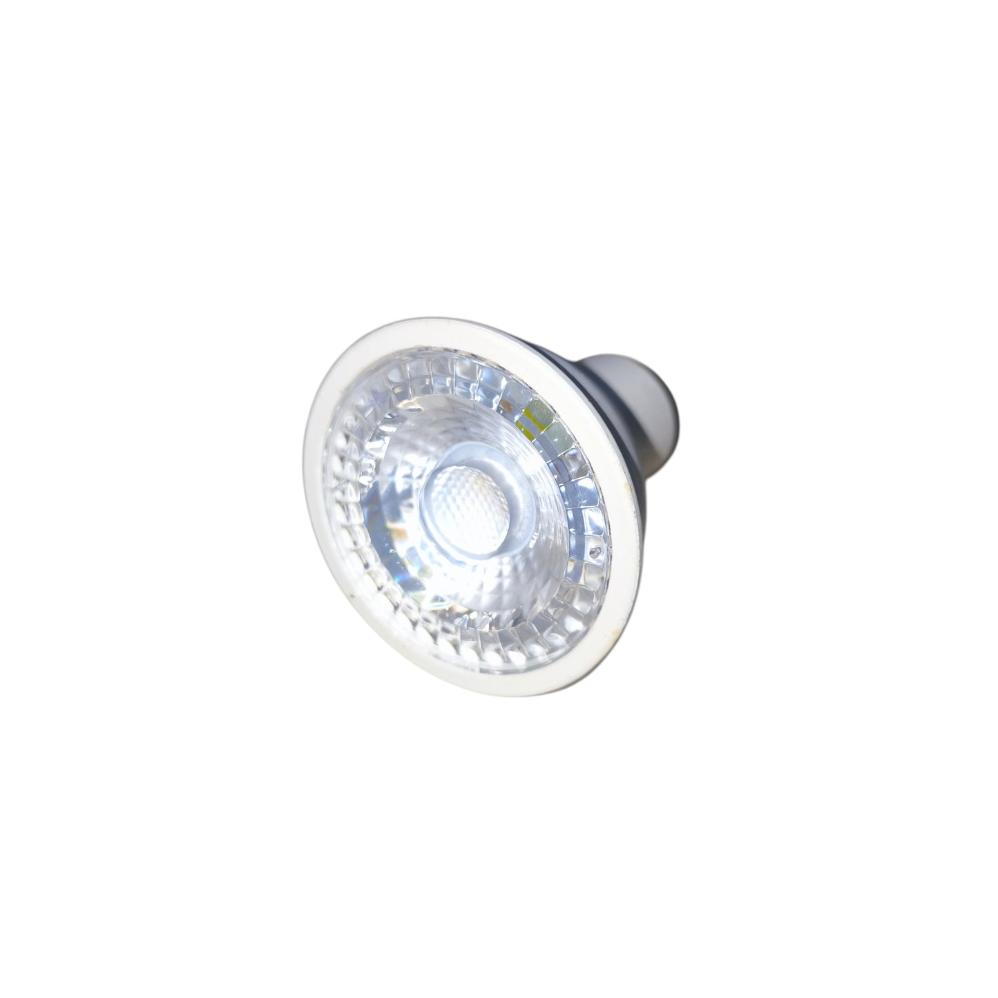 LED light bulb on a white background