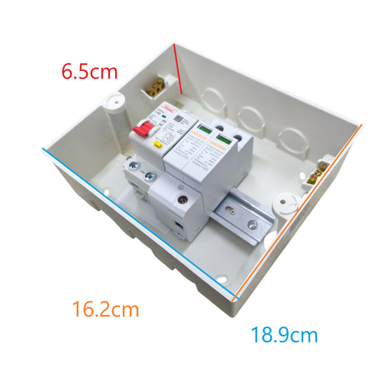 Maxge with Himel 40A 2pole SPD with RCBO Electric Vehicle Charging Port Safety Device with Enclosure Surge Protection Device