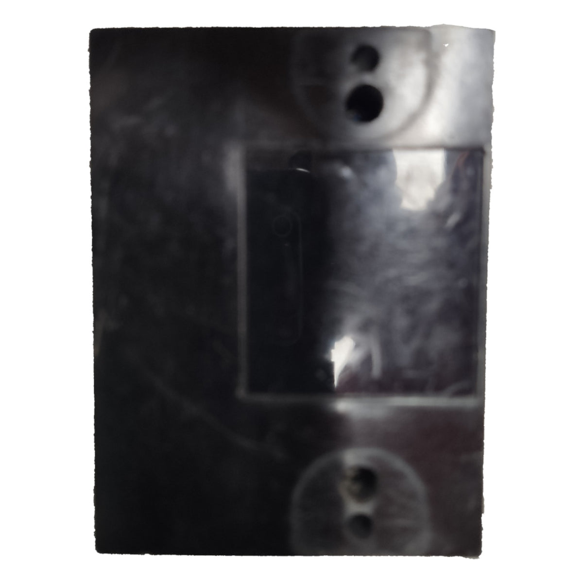 Tape cassette with visible label on a white background
