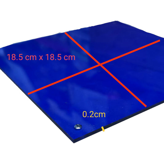 Optical Filter Blue 18.5cm x 18.5cm, Acrylic Color Filter Blue