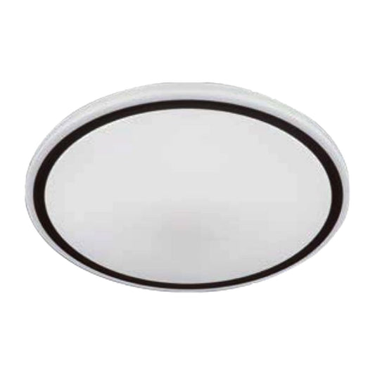 Osram 24W LED Value Ceiling Light Cycle Tri Color 380mm 2220 Lumens 220-240V — round LED ceiling light, angled view