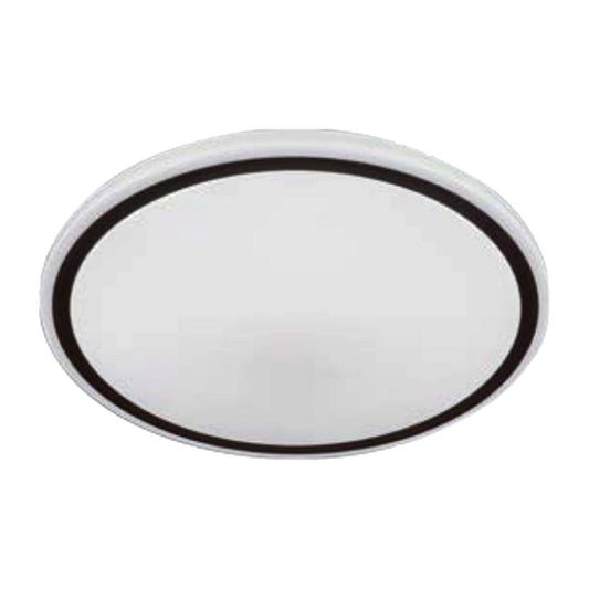 Osram 36W LED Value Ceiling Light Cycle Tri Color 480mm 3246 Lumens 220-240V — round LED ceiling light, angled view
