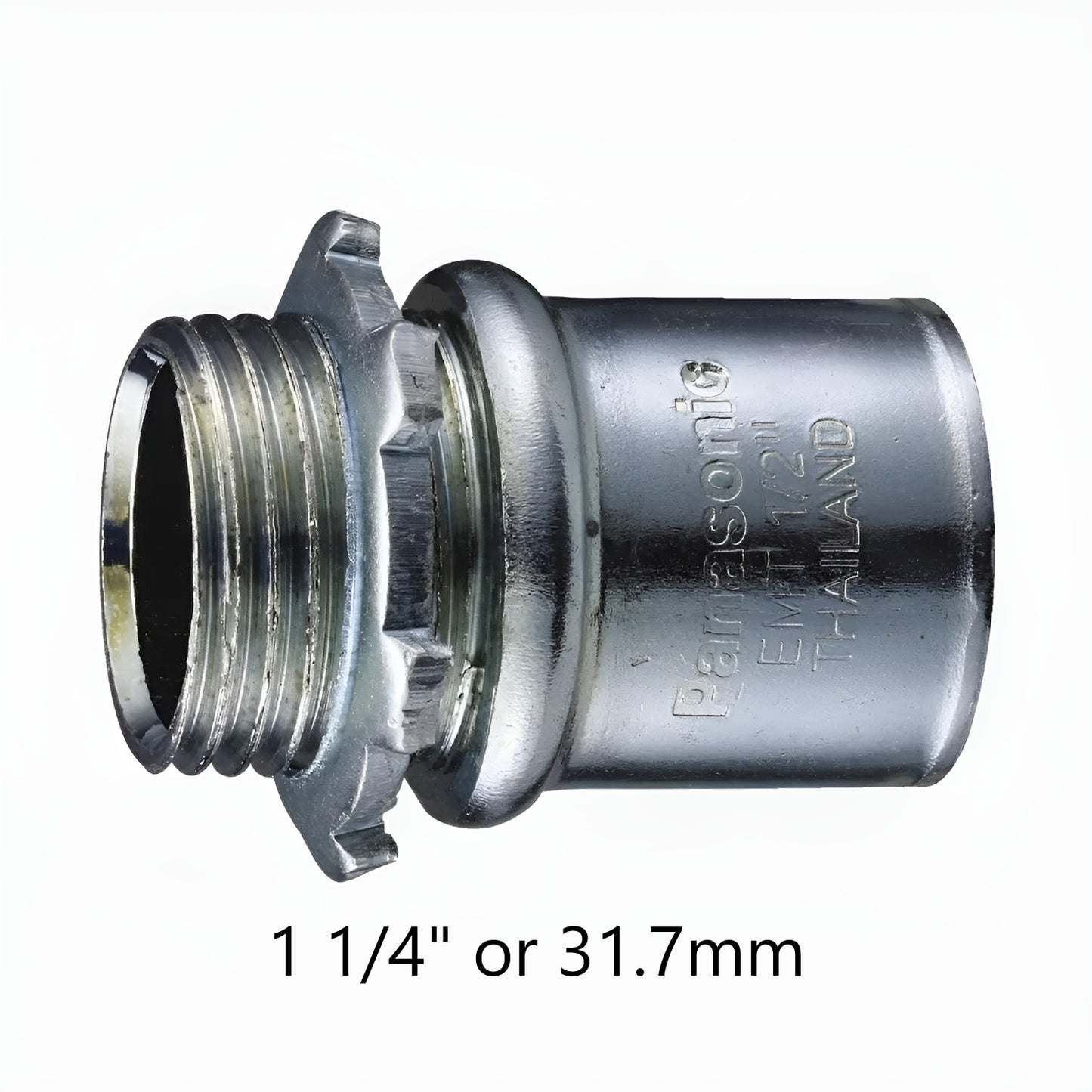 Panasonic 1 1/4" EMT Connector Compression Type 31.7mm