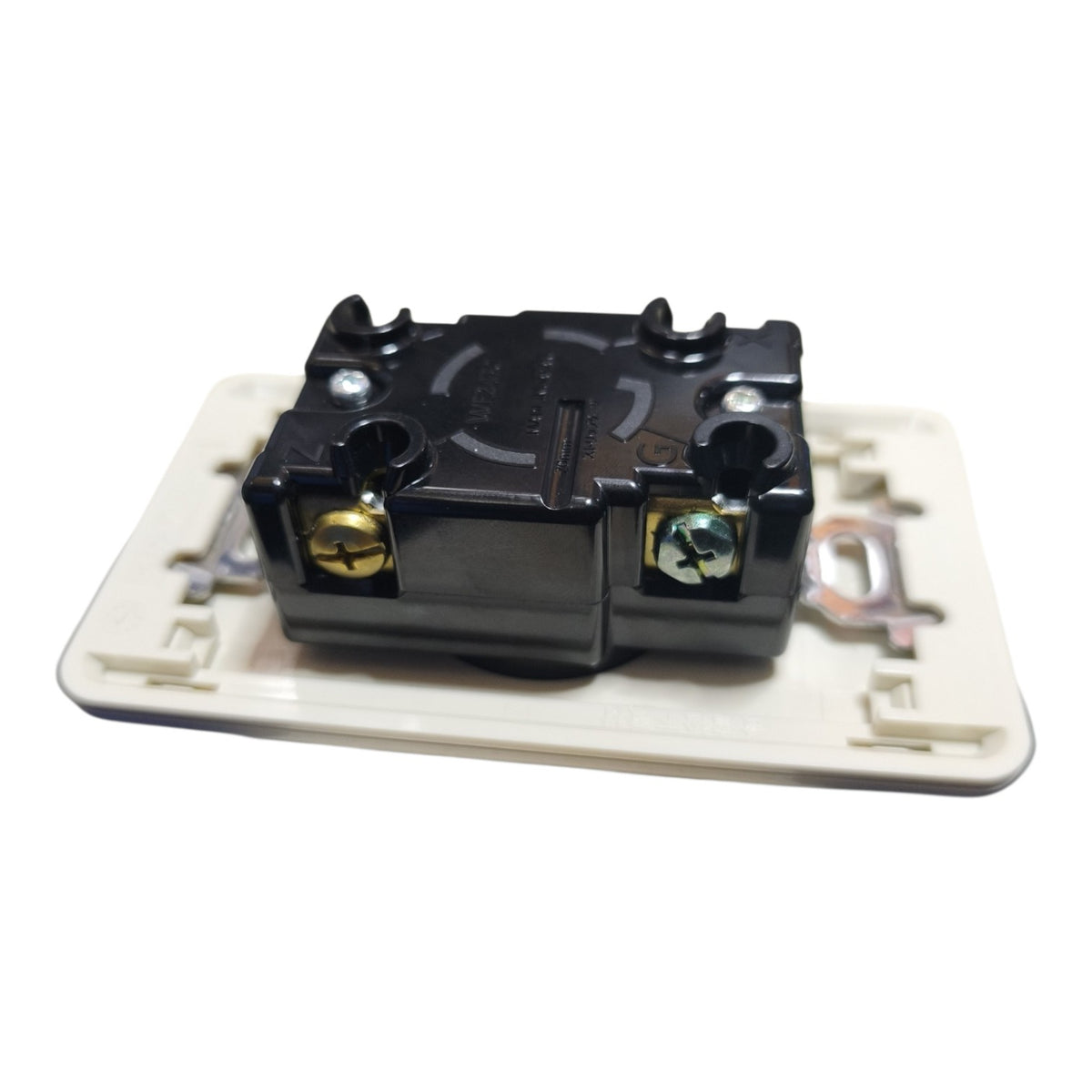 Panasonic 30A Twist Lock Outlet with Plate 3P+E (4P) 250V (NEMA L6) Twistlock Outlet WF2430/WNF6254W-8 Black Electx Electrical Supply