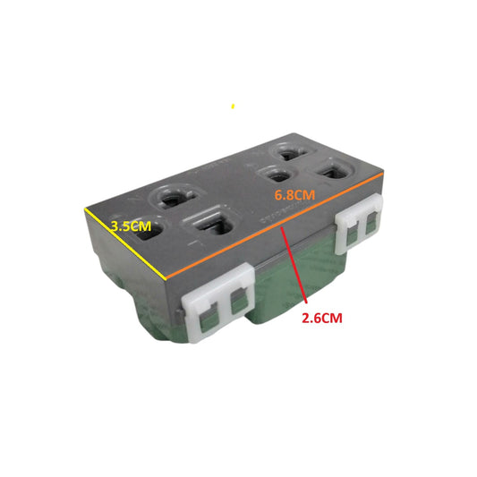 Panasonic Duplex Universal Outlet with Ground Gray WEG15929H-5 16A 250V