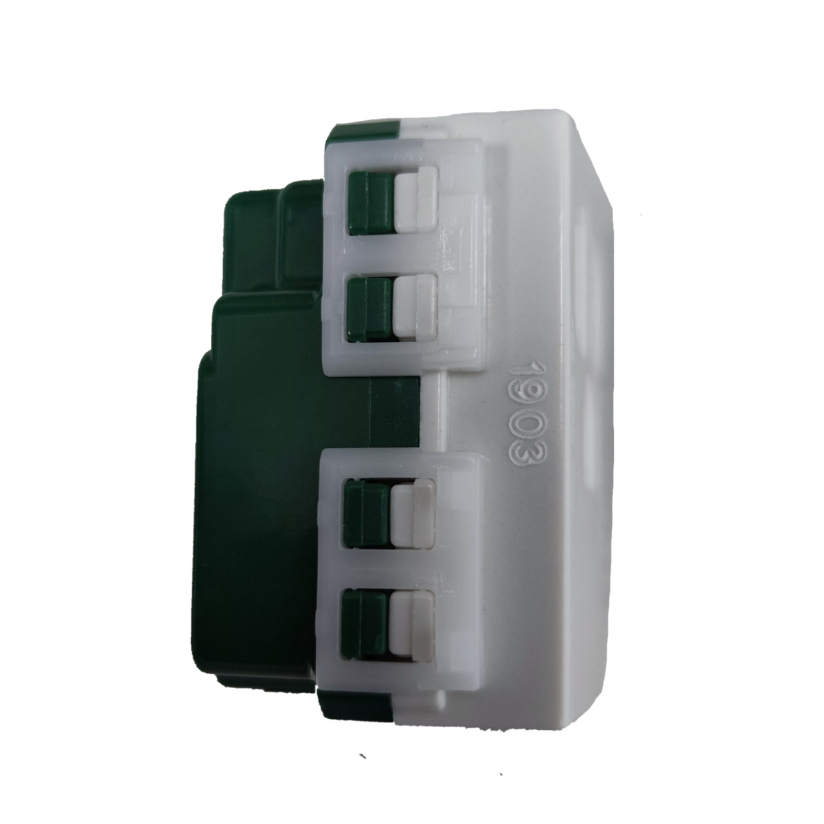 Panasonic Receptacle Quick Connect Terminal 20A white and green power point connector